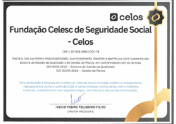 Certificado – Autodeclaração de Conformidade